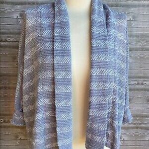 Splendid Cardigan Sweater - Grey White Texture